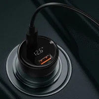 АЗУ Baseus Superme Digital Display PPS 100W USB+Type-C (CCZX-01) Черный