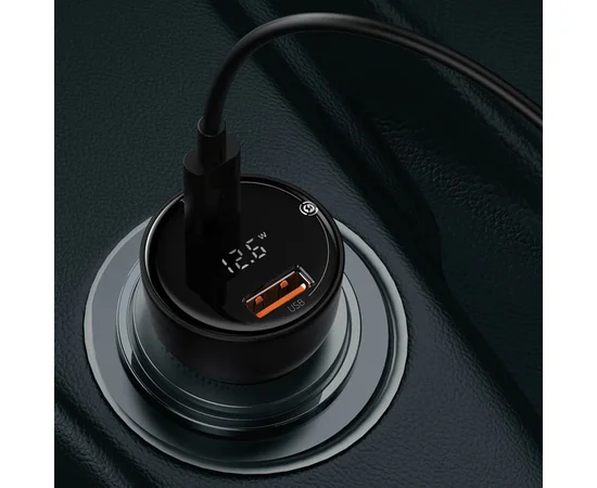 АЗУ Baseus Superme Digital Display PPS 100W USB+Type-C (CCZX-01) Черный