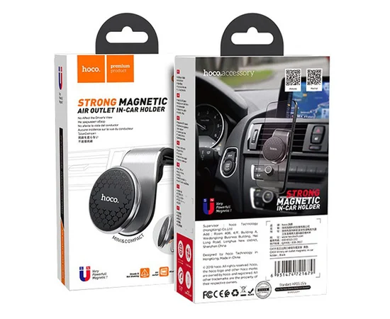 Автодержатель Hoco CA59 магнитный Стальной