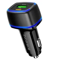 АЗУ Borofone BZ14A PD20W+QC3.0 (1Type-C/1USB/3A) Черный