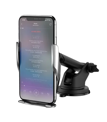 Автодержатель с БЗУ Hoco S14 Стальной