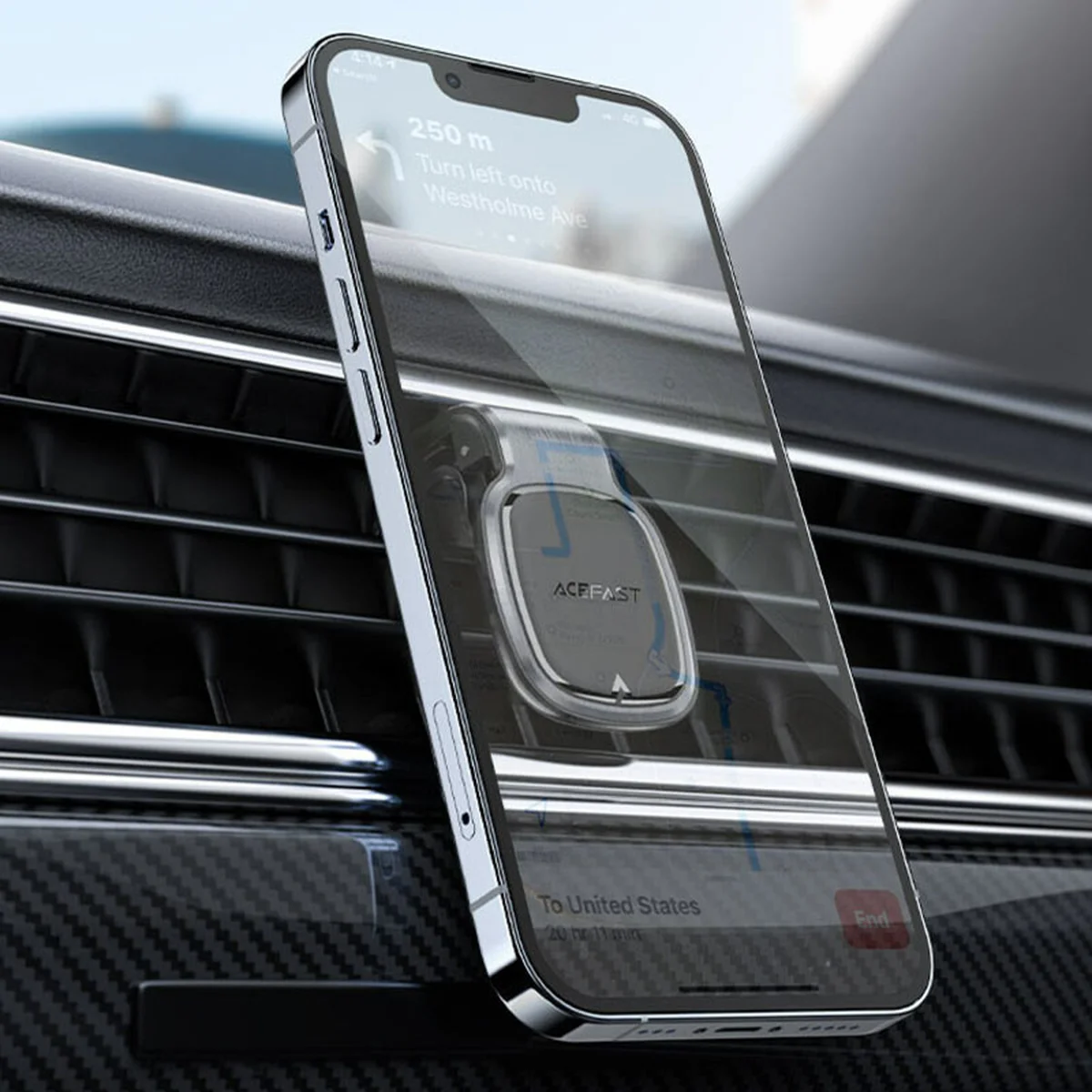 Автоутримувач Acefast D16 magnetic car holder for air vent.