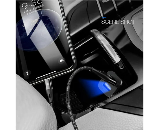 АЗУ USAMS US-CC054 C7 Metal с быстрой зарядкой (2USB 4.8A) Черный