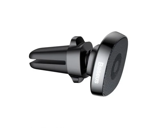 Автодержатель магнитный Baseus Air Vent (Leather) Черный