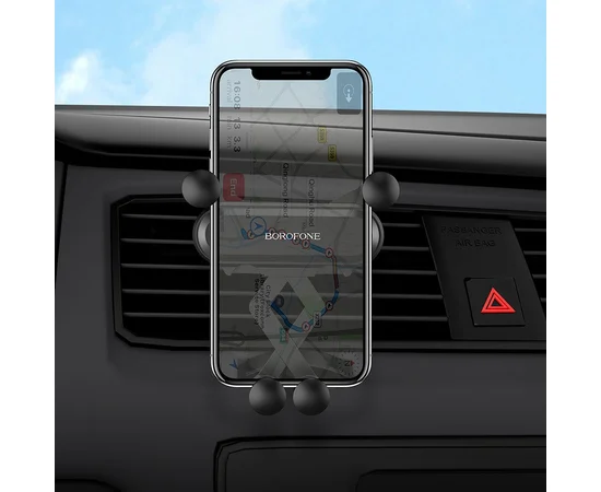 Автодержатель Borofone BH19 Eddie Черный
