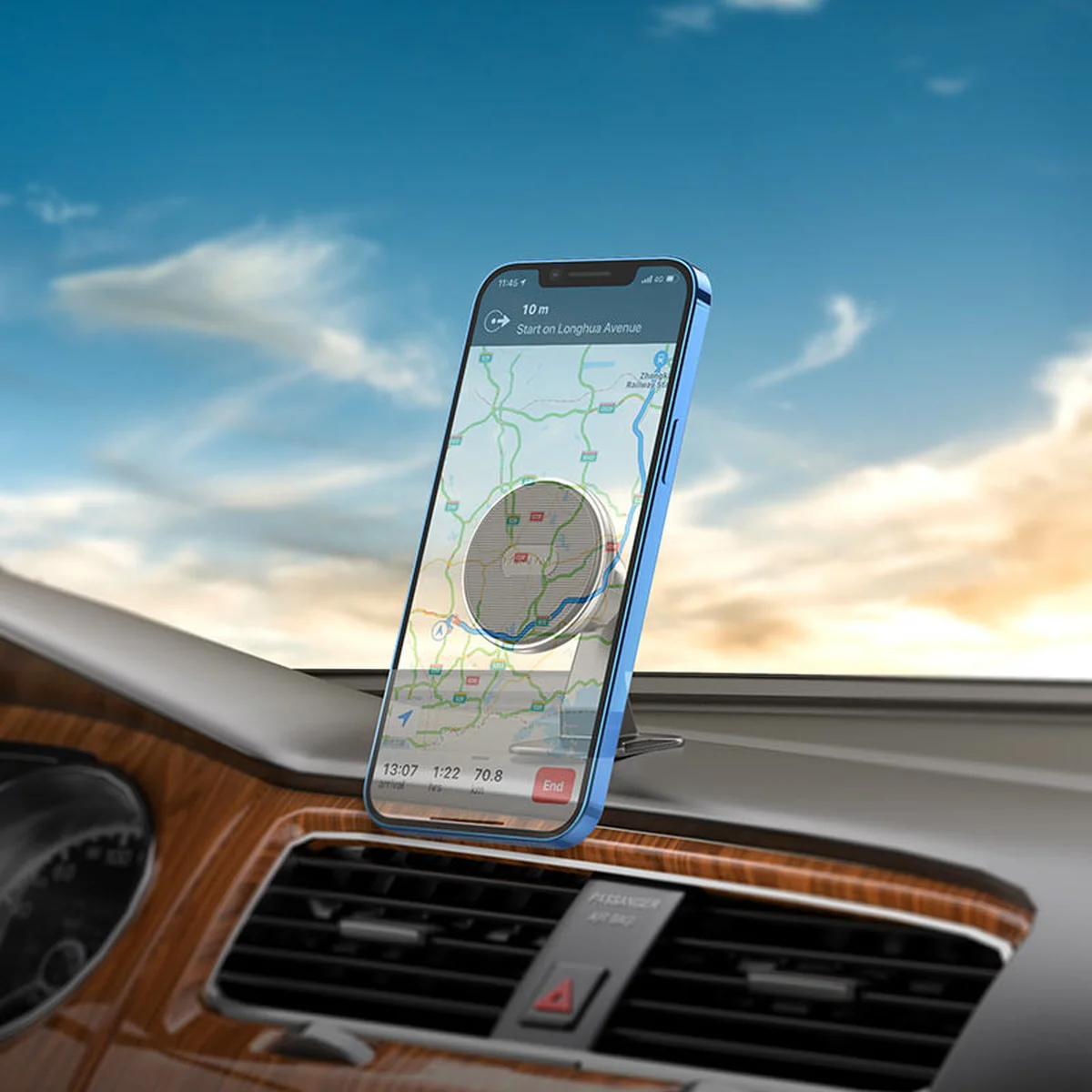 Автодержатель Borofone BH63 Черный