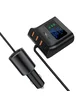 АЗУ Acefast B8 digital display car HUB charger Black