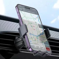 Автодержатель Hoco H26 Rock push-type (air outlet) Black / Gray