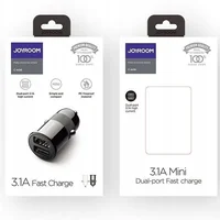 АЗУ Joyroom C-A06 (2 USB /3.1A) Черный