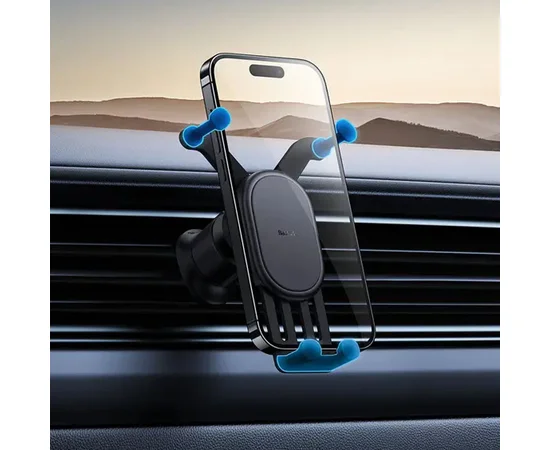 Автодержатель Baseus Stable Gravitational Car Mount Air (Air Outlet Version) (SUWX02) Black