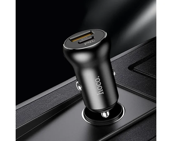 АЗУ Hoco NZ5 Smooth road PD30W + QC3.0 Черный