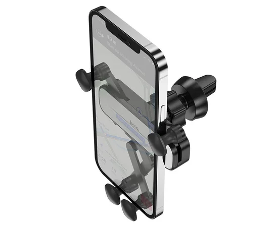 Автодержатель Hoco CA102 Черный / Серебряный