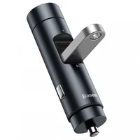 АЗУ Baseus Energy Column Bluetooth FM Launcher PPS 2USB Серый