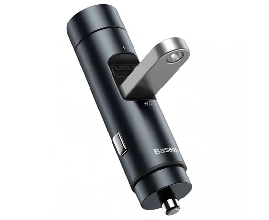 АЗУ Baseus Energy Column Bluetooth FM Launcher PPS 2USB Серый