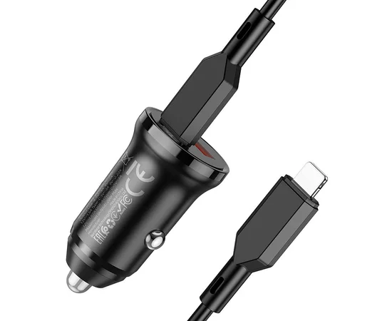 АЗУ Borofone BZ18A PD20W+QC3.0 + Type-C to Lightning Черный