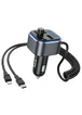 АЗУ FM модулятор Hoco E74 Energy QC3.0 2in1 with cable