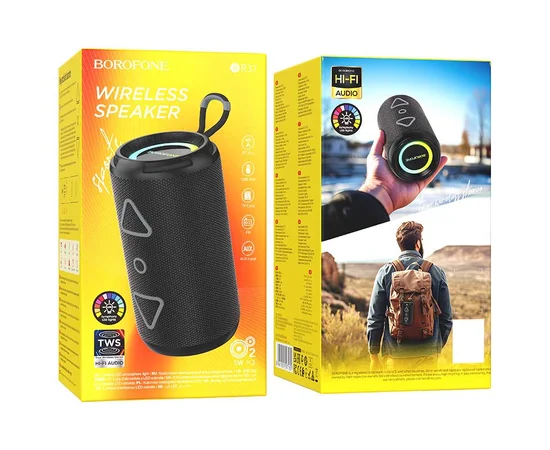Bluetooth Колонка Borofone BR37 Noble sports Black