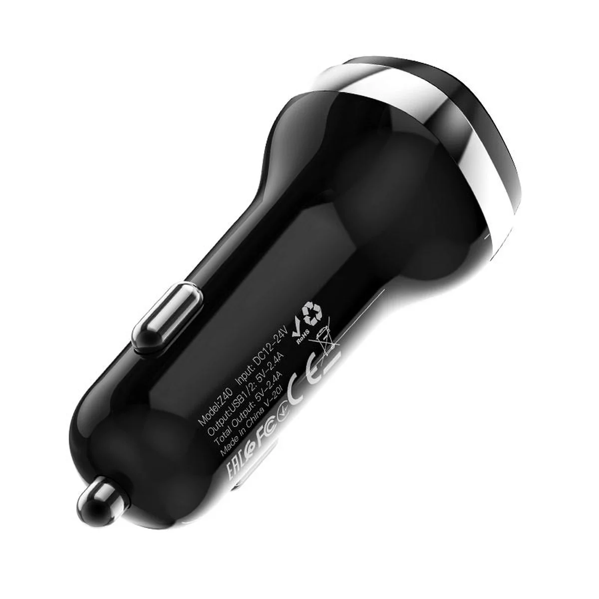 АЗУ Hoco Z40 (2USB 2.4A) + Type-C Чорний