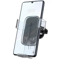 Автодержатель с БЗУ Baseus Explore Gravity Car Mount 15W Прозрачный