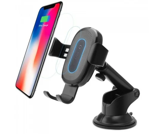 Беспроводное зарядное устройство Baseus Gravity Car Mount (Osculum Type) 1.7A Черный