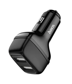 АЗП Hoco Z36 (2USB / 2.4A) Чорний