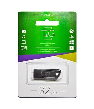 Флеш-драйв 3.0 USB Flash Drive T&G 114 Metal Series 32GB Черный