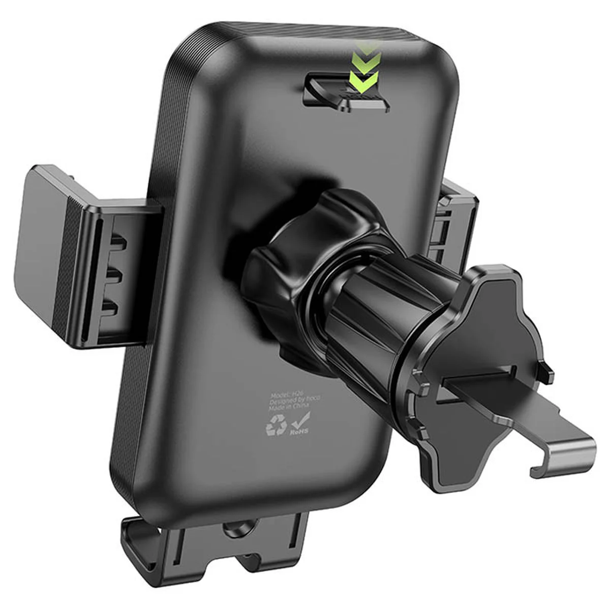 Автодержатель Hoco H26 Rock push-type (air outlet) Black / Gray