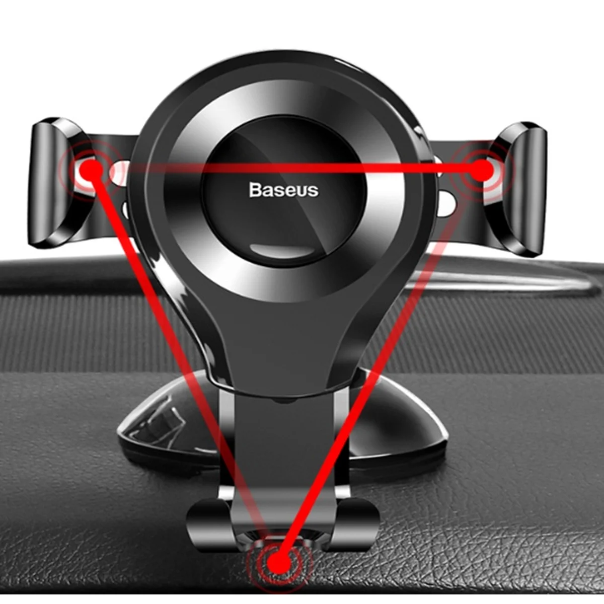 Автодержатель Baseus Osculum Type Черный