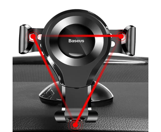 Автодержатель Baseus Osculum Type Черный