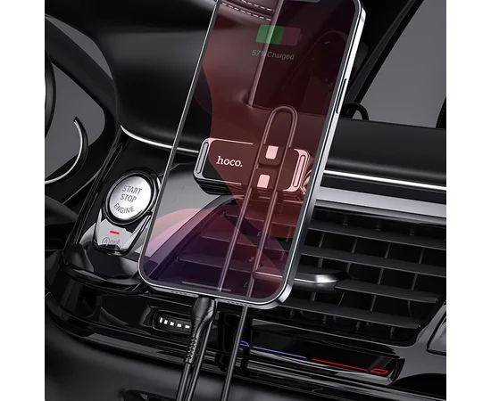 Автодержатель Hoco CA77 магнитный Metal_gray