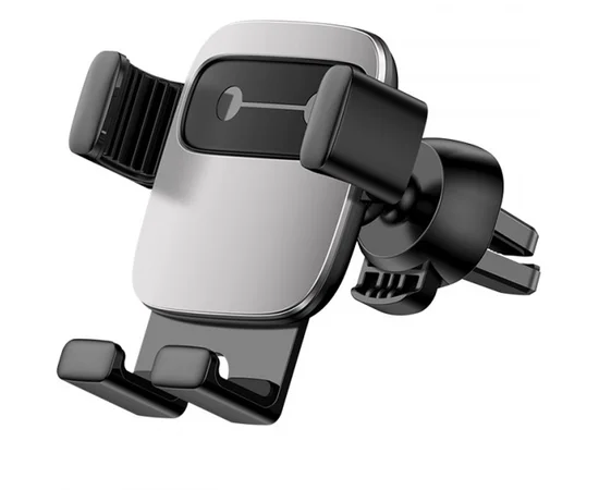 Автодержатель Baseus Cube Gravity Vehicle Mounted Серебряный