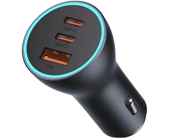 АЗУ Baseus Golden Contactor Pro Triple USB+Type-C+Type-C 65W (CGJP010013) Dark Gray