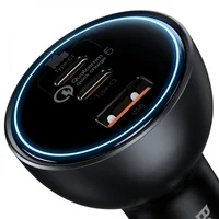 АЗУ Baseus Qualcomm® QC5 Multi-Port 2xType-C+USB 160W (з cable Type-C to Type-C 100W (20V/5A) 1m) Сірий