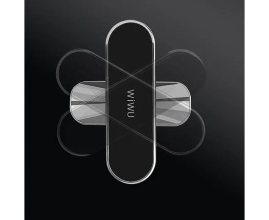 Автодержатель WIWU PL701 Lotto Vehicle Magnetic Suction Bracket Черный
