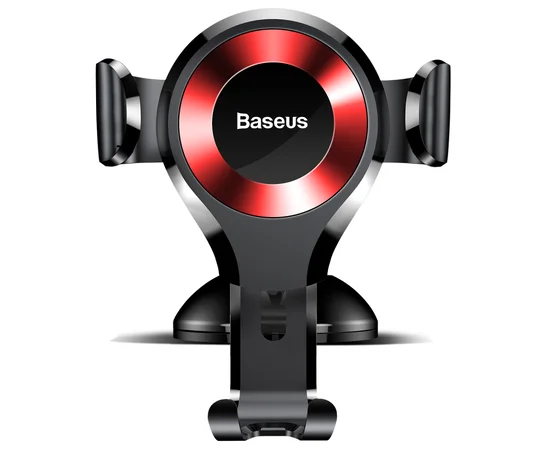 Автодержатель Baseus (SUYL-XP) Osculum Type Gravity Car Mount  Черный / Красный
