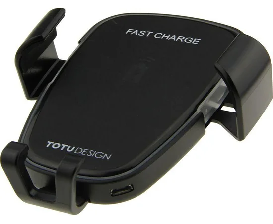 Автодержатель TOTU Wireless Charger Car Mount Черный