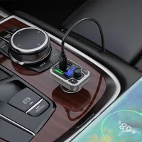 АЗУ FM модулятор Borofone BC38 Flash Energy PD20W+QC3.0 Черный