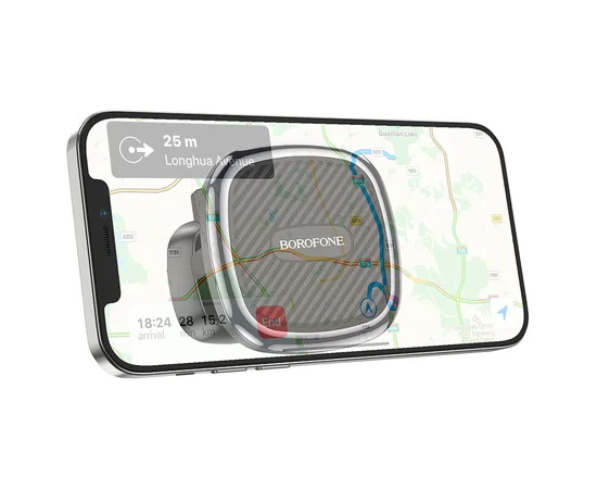 Автодержатель Borofone BH67 Black / Metal gray