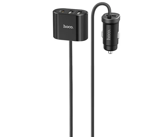 АЗУ Hoco Z35 (3USB/2.4A/PD) Черный