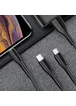 Комплект USAMS U35 3IN1 Charging Cable 1M +C13 2.1A Dual USB Car Charger Черный