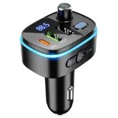 АЗУ FM модулятор HOCO E62 PD20W+QC3.0 Черный