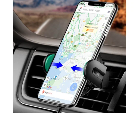 Автодержатель с БЗУ Usams US-CD94 Automatic Infrared Induction Черный