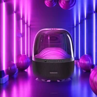 Bluetooth Колонка Borofone BP8 Glazed colorful luminous Черный