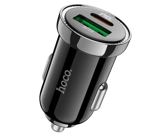 АЗУ Hoco Z44 Leading PD 20W + QC3.0 (1USB/3A) Черный