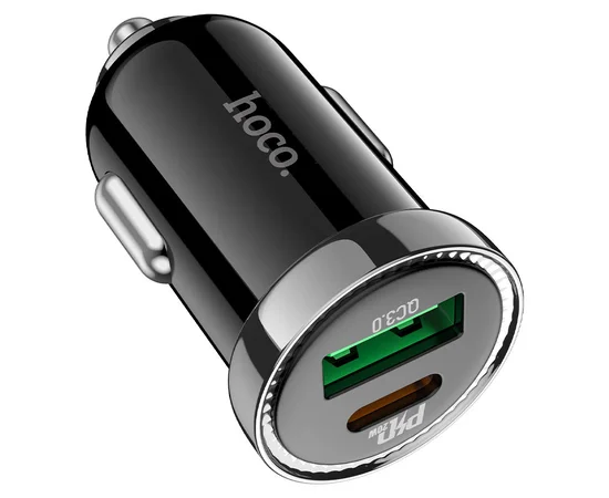 АЗУ Hoco Z44 Leading PD 20W + QC3.0 (1USB/3A) Черный