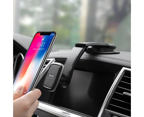 Автодержатель Hoco CA45 магнитный Черный
