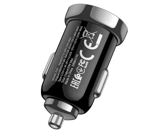 АЗУ Hoco Z44 Leading PD 20W + QC3.0 (1USB/3A) Черный