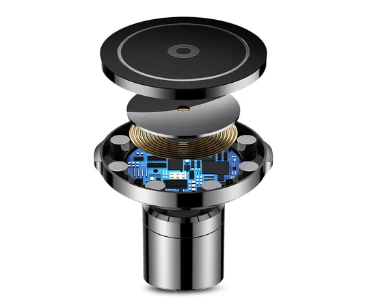 Автодержатель Baseus Big Ears Magnetic Wireless Черный