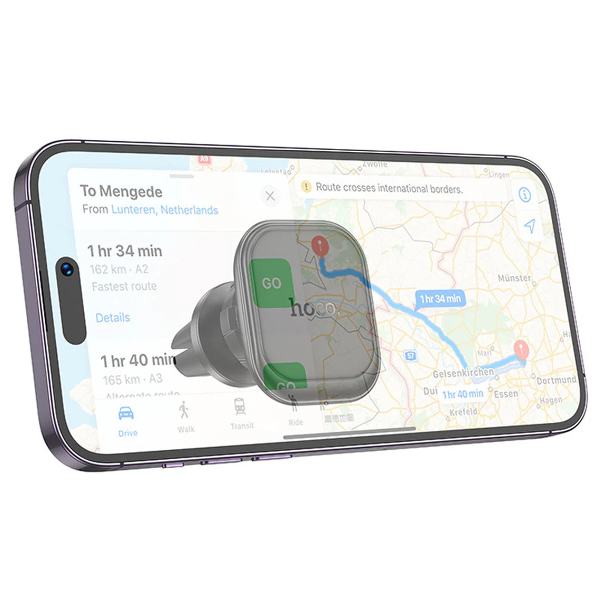 Автотримач Hoco H29 Brilliant magnetic (air outlet) Black