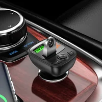 АЗУ FM модулятор Borofone BC41 Eminency QC3.0 Чорний